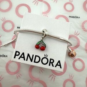 Authentic Pandora cherry charm
